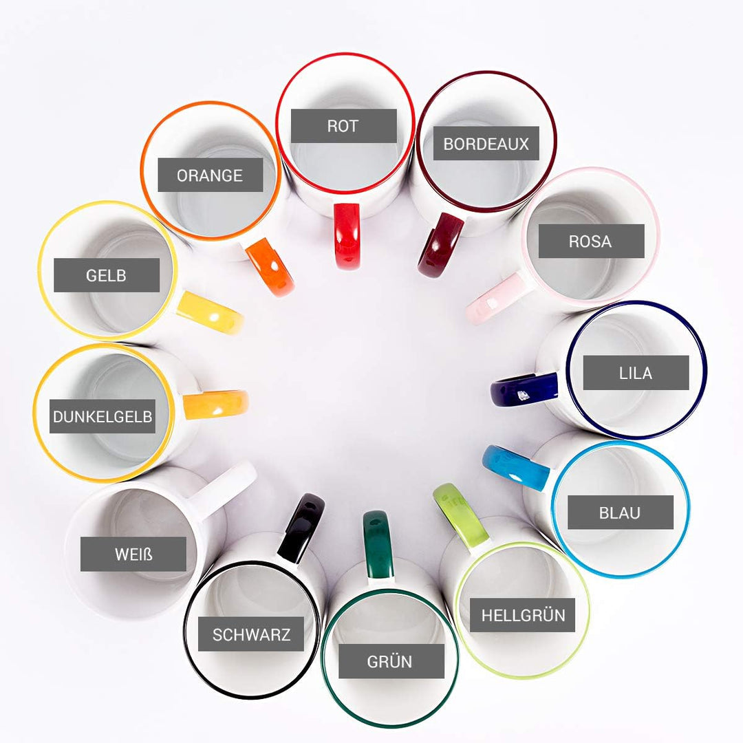 JUNIWORDS Tasse, Herzlichen Glückwunsch zum besten Aktenvernichter der Welt, Rot (7623843), Rot