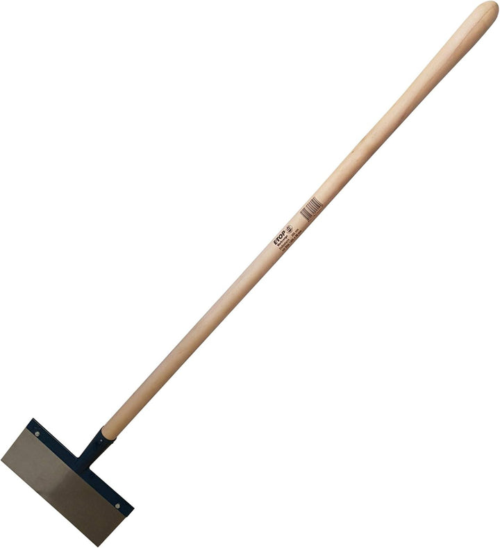 Eisscharre 300 mm mit Spezial Federstahlblatt 1mm 30 cm und Holzstiel Stossscharre Eisstösser Eiskra