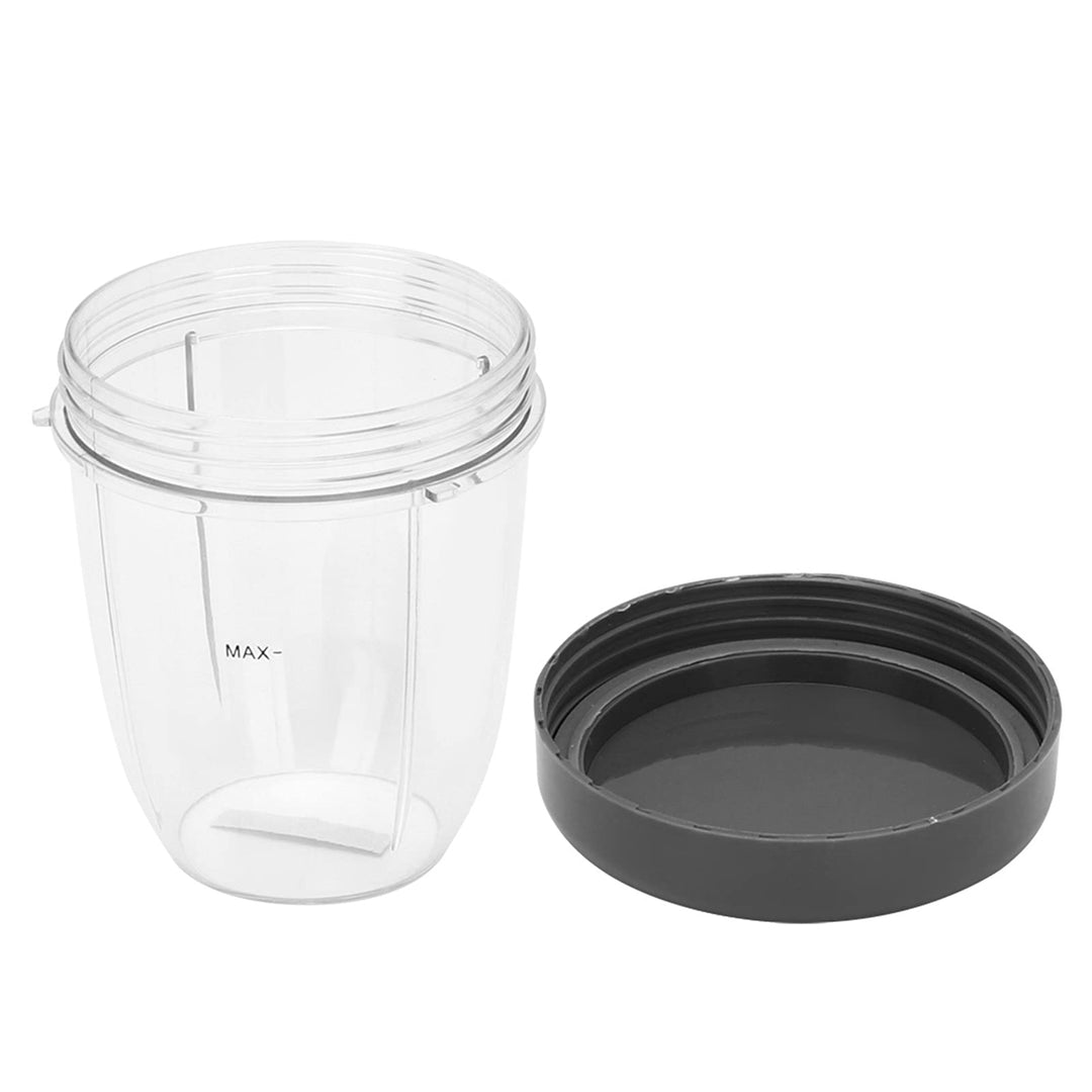 aqxreight Nutri Blender-Teile-Set – Langlebige PC-Becher + Deckel-Set für Einfaches Verschliessen un
