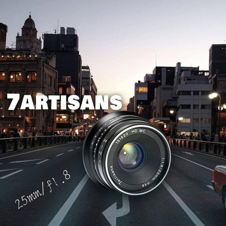 7artisans 25 mm F1.8 APS-C Weitwinkel-Objektiv für Nikon Z-Mount Kompaktkameras spiegellose Kameras