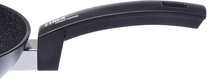 Moneta Etnea Artech Stone Ultra - Bratpfanne aus Aluminium, antihaftbeschichtet, Schwarz, 28 cm Stan