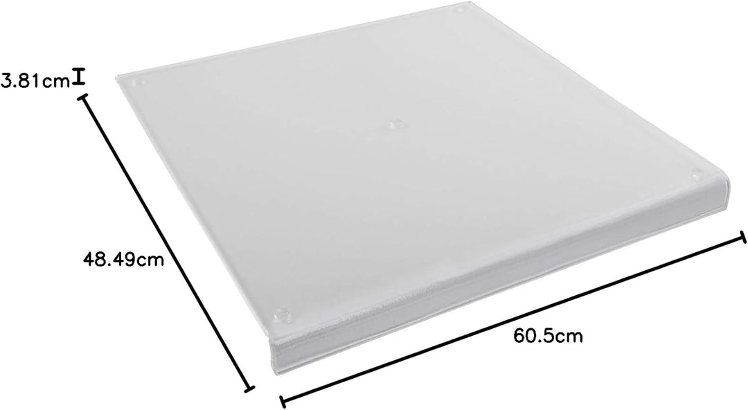 Acryl-Schneidbrett 60,5 x 3,81 x 48,49 cm, 60,5 x 3,81 x 48,49 cm
