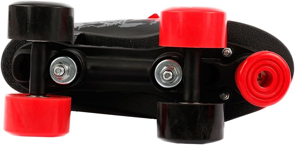 Rollschuhe/Discoroller in Grössen 30-44 - Rollerskates Disco Roller Skate Indoor Outdoor 34 schwarz/