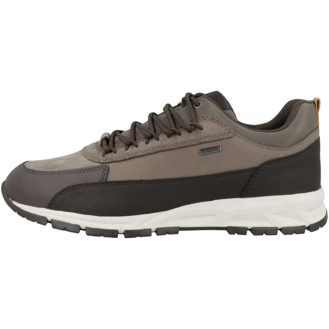 Geox Herren U Delray B ABX BSneaker 40 EU Dk Coffee Dove Grey, 40 EU Dk Coffee Dove Grey