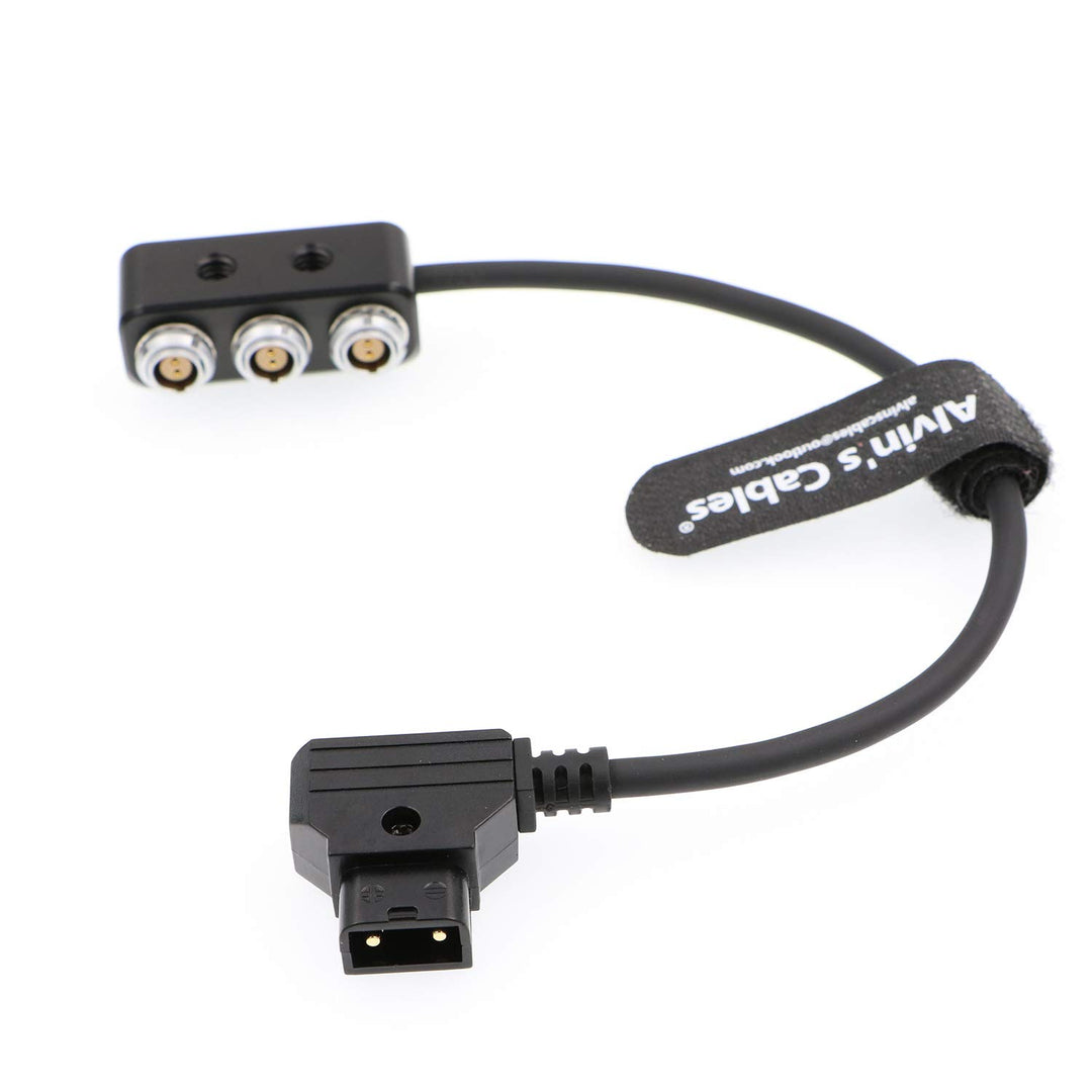 Alvin's Cables 1 bis 3 Mini Power Splitter Box Kabel D-Tap Stecker Movi Pro AUX Port auf 3 2 Pin Buc
