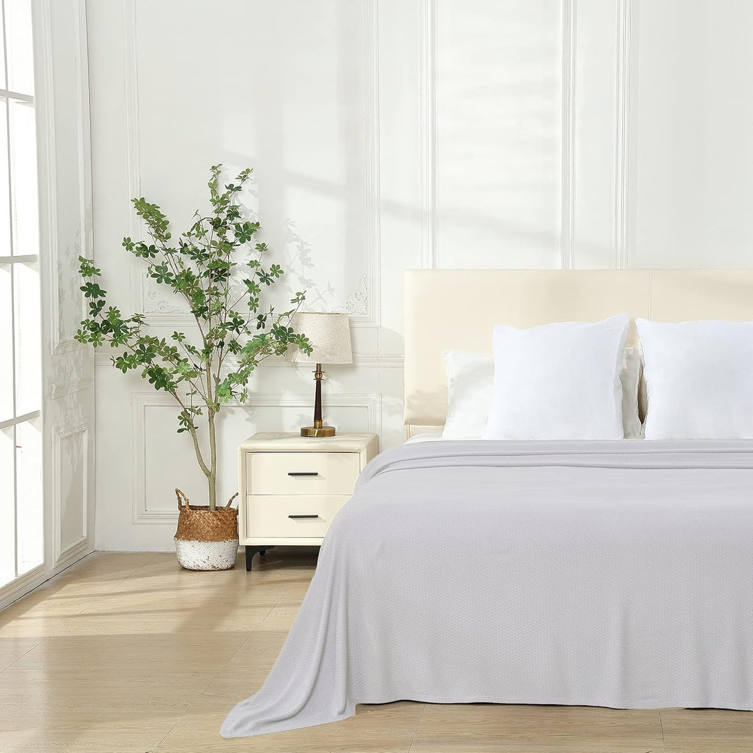 VHOME Sommerdecke - Bambus Decke für Erwachsene Kinder, Leichte Atmungsaktive Kühldecken kann Körper