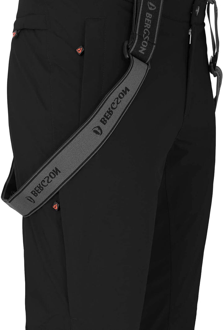 Bergson Flex | Herren Skihose, wattiert, bielastisch, 20000 mm Wassersäule - top ausgestattet, mit P