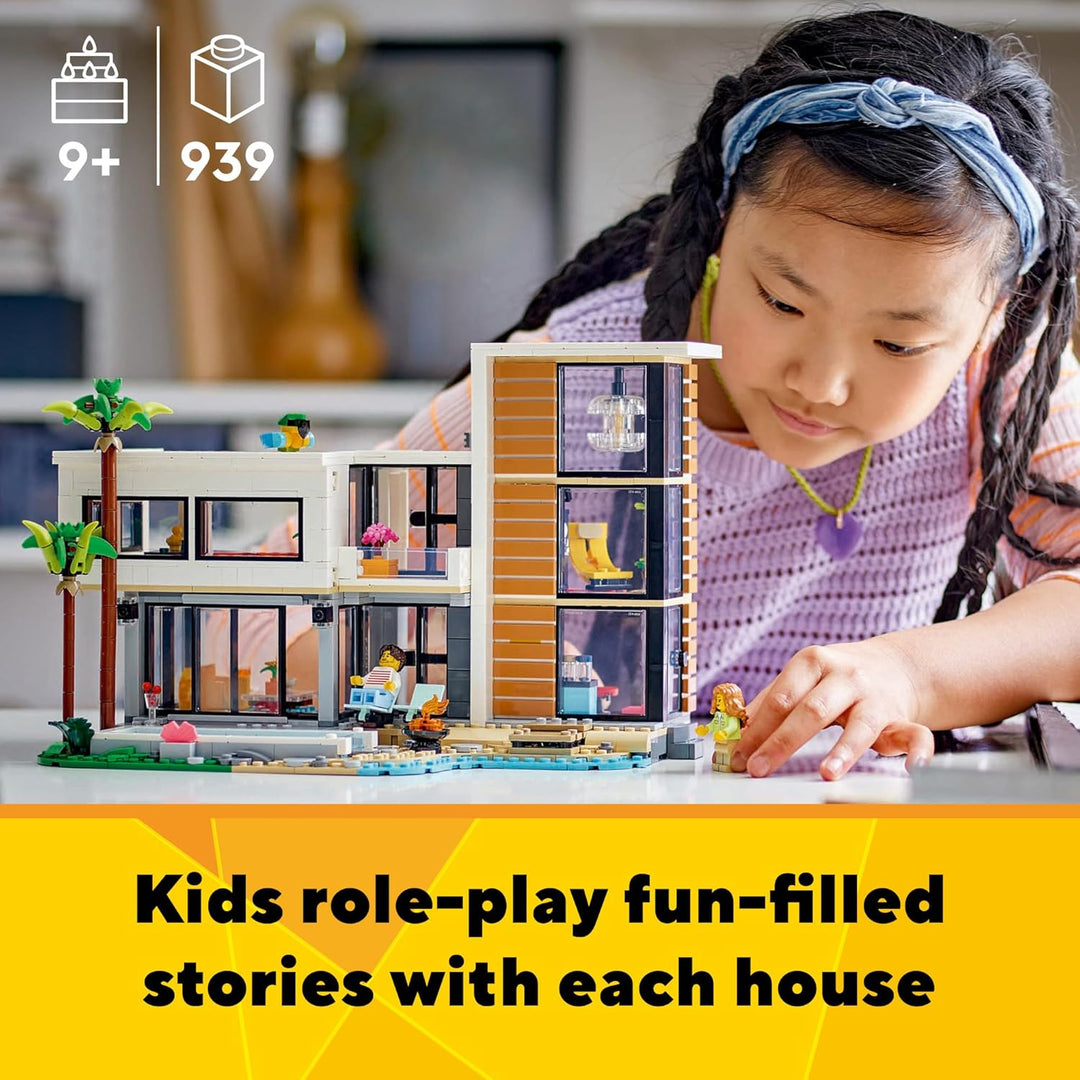 Lego Creator 3 in 1-31153 Modernes Haus (939 Teile)