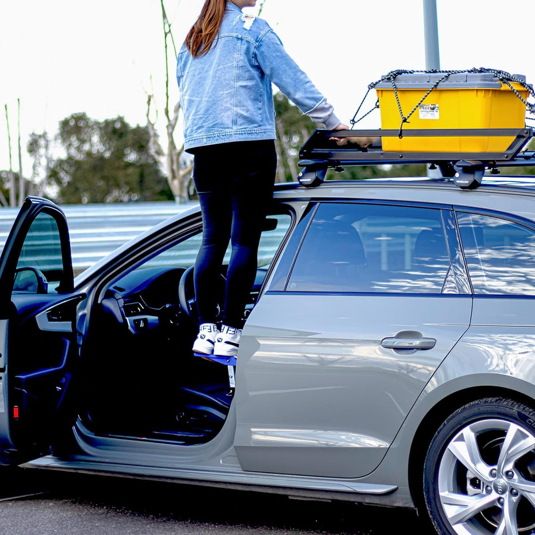 TOOENJOY 2022 Auto Türstufe, klappbarer Auto Türpedal mit 5 eintsellbaren Winkeln, Universal Car Doo