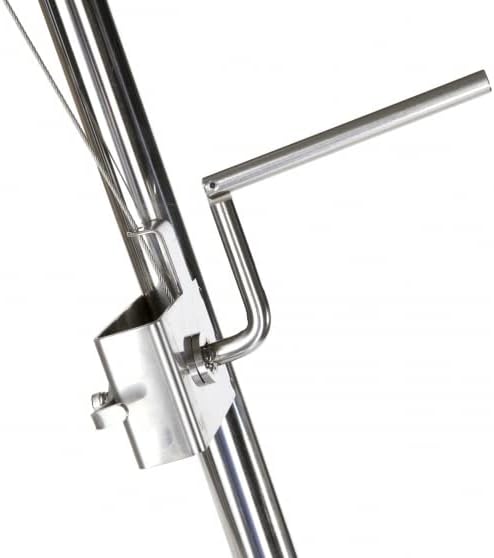 Edelstahl Dreibein mit Tasche Schwenker Grillgestell 60 cm Edelstahlrost 6 mm Stäbe