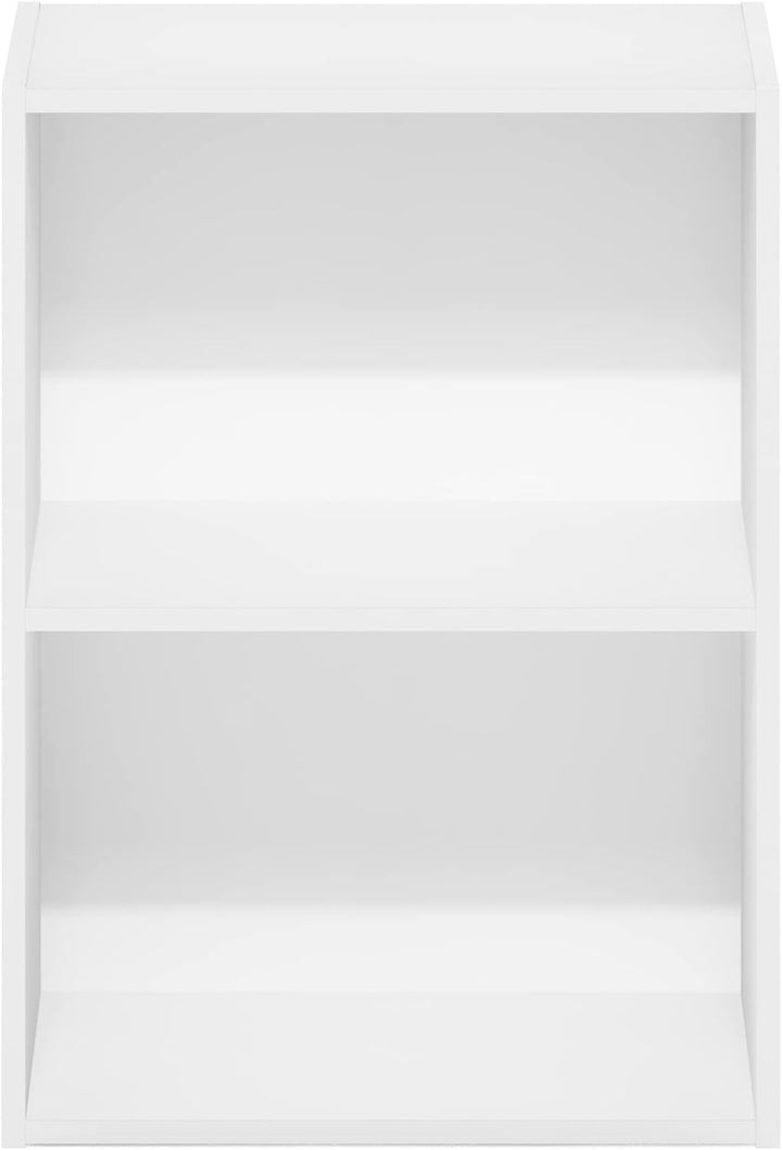Furinno Luder Bücherregal 23.7(D) x 39.5(W) x 53.9(H) cm Weiss, 23.7(D) x 39.5(W) x 53.9(H) cm Weiss