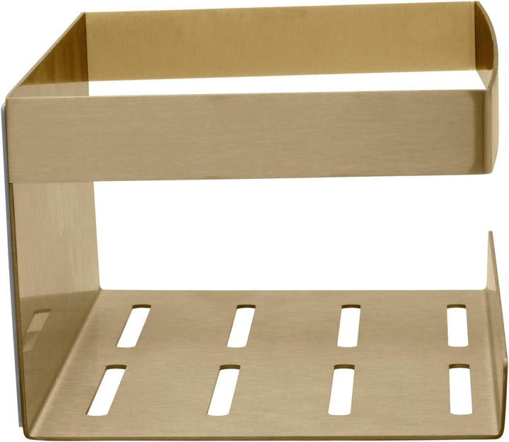 Schöner Wohnen Kollektion Wandablage Mod. Meleto in Gold aus rostfreiem Edelstahl mit Wasserablauf o