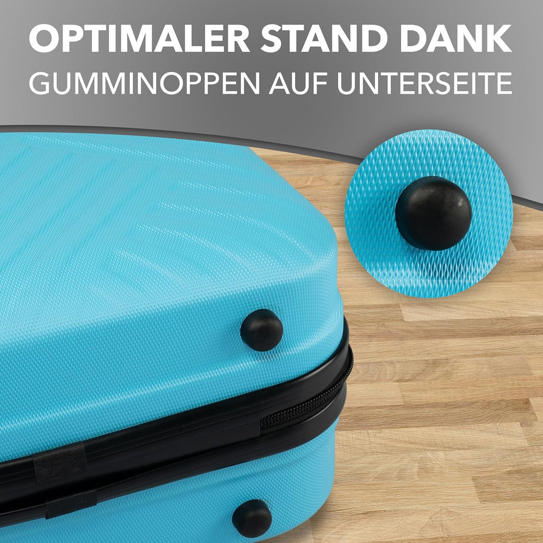 Xonic® Design Kosmetikkoffer aus ABS Hartschale – Robustes Beautycase als Handgepäck - Kosmetiktasch