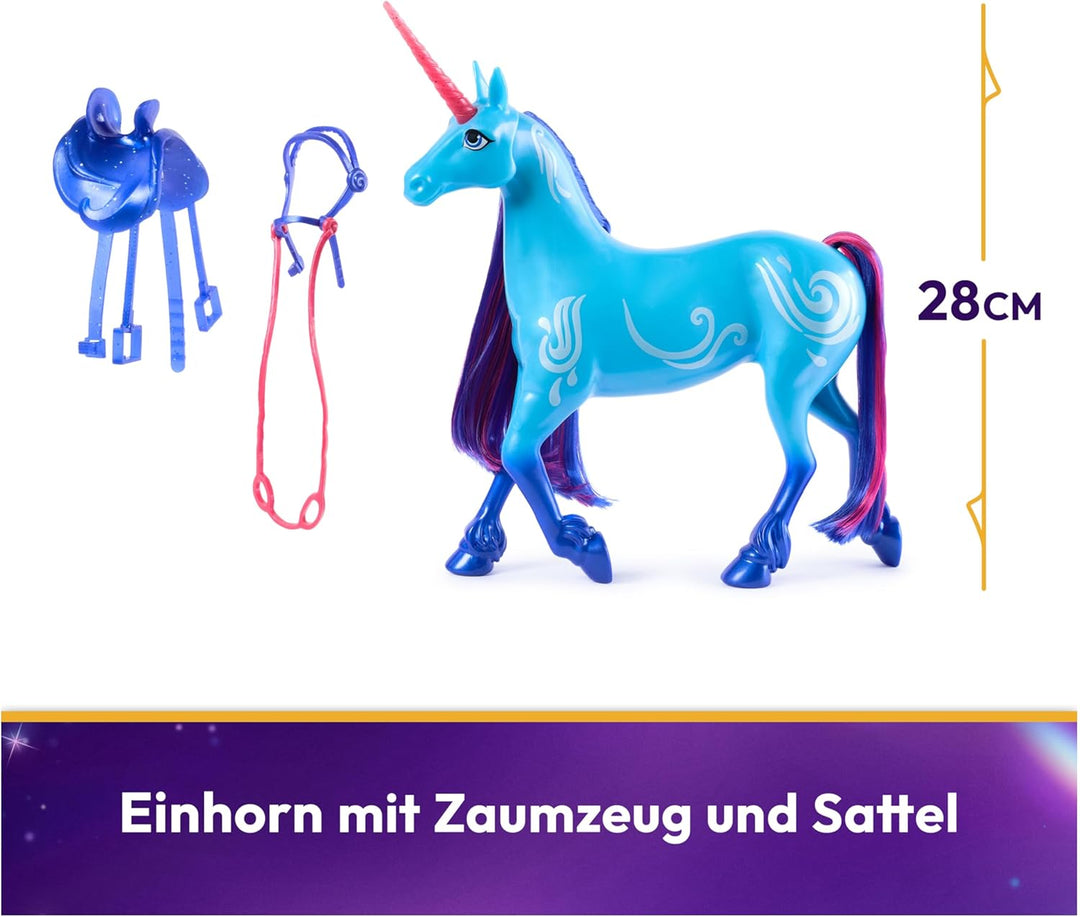 Unicorn Academy Einhorn River - ca. 28 cm grosses Einhorn von Isabel zur beliebten Netflix-Serie, mi
