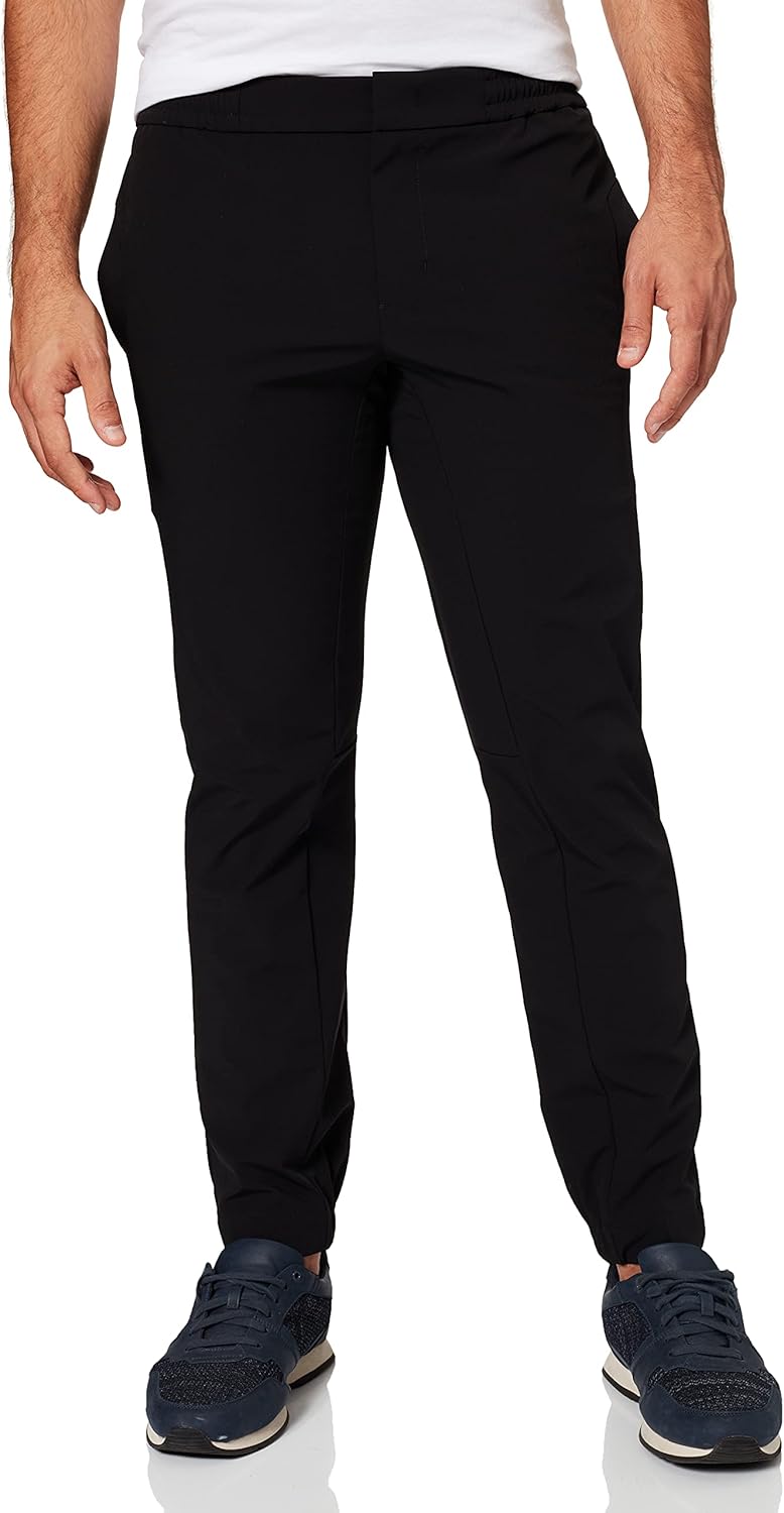BOSS Herren Spectre Half Cuffed Freizeithose 48 Black1, 48 Black1