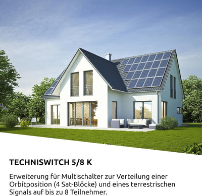 TechniSat TechniSwitch 5/8 K Multischalter Kaskade Single, Single