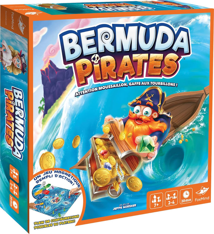 ASMODEE FRANCE FOXBERMU02FR Pokemon, Foxmind Pirates Bermuda Shorts