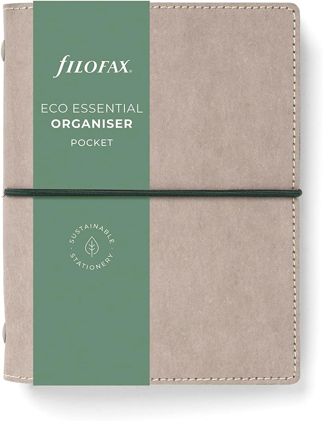 Filofax Eco Essential Pocket Organiser Ash Grey aschgrau, aschgrau