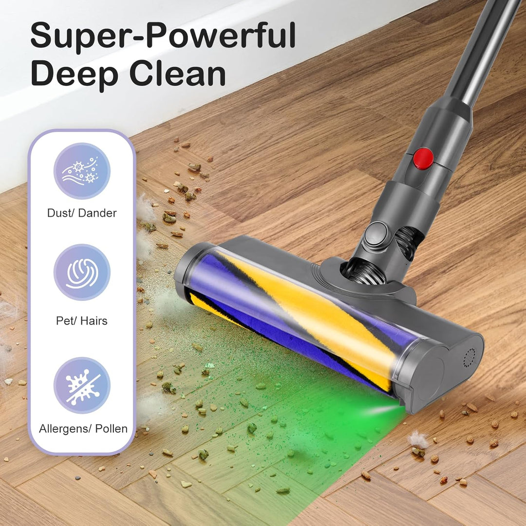 LED Bodendüse Bürste für Dyson V12 Detect Slim, Ersatzbürste Zubehör mit LED-Licht, Elektrischer Sof