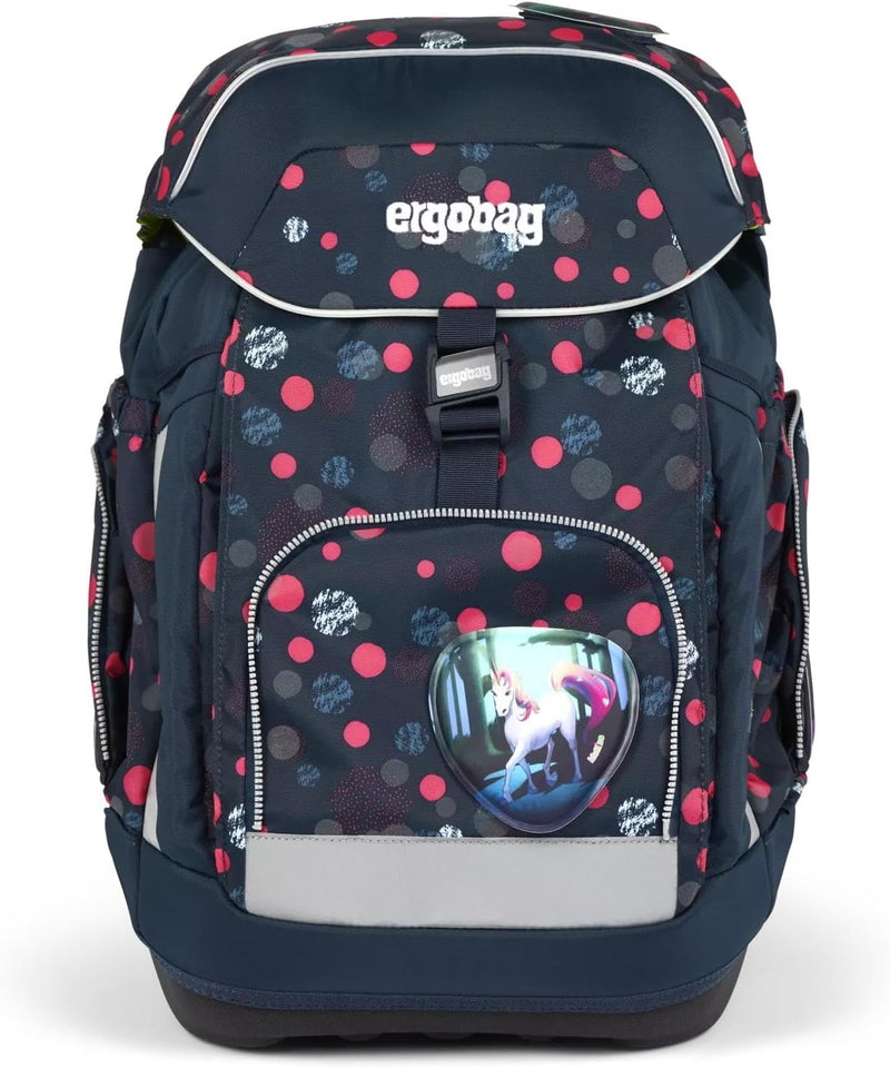 ergobag Maxi Schulrucksack Set 6-teilig, ergonomischer Schulrucksack Grundschule für Mädchen und Jun