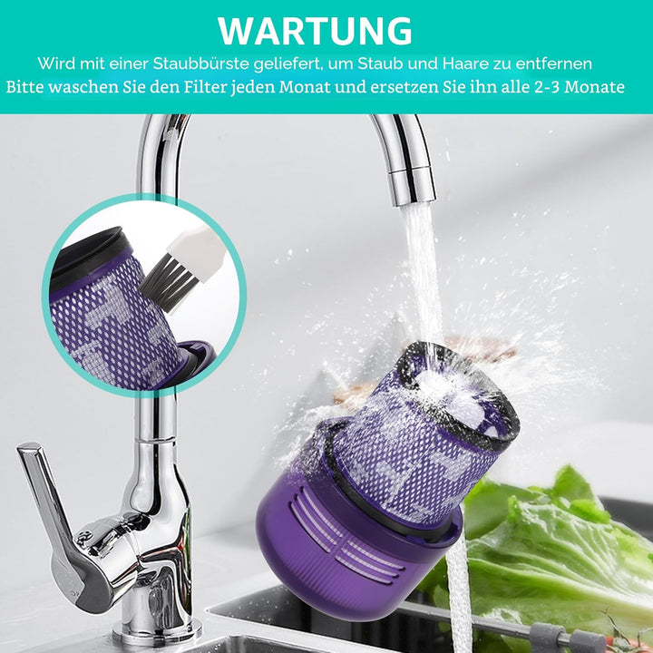 3 Stück Filter für Dyson, für Dyson Ersatzfilter V11, Kompatibel mit Dyson V11 V15 SV14,Ersetze No.9