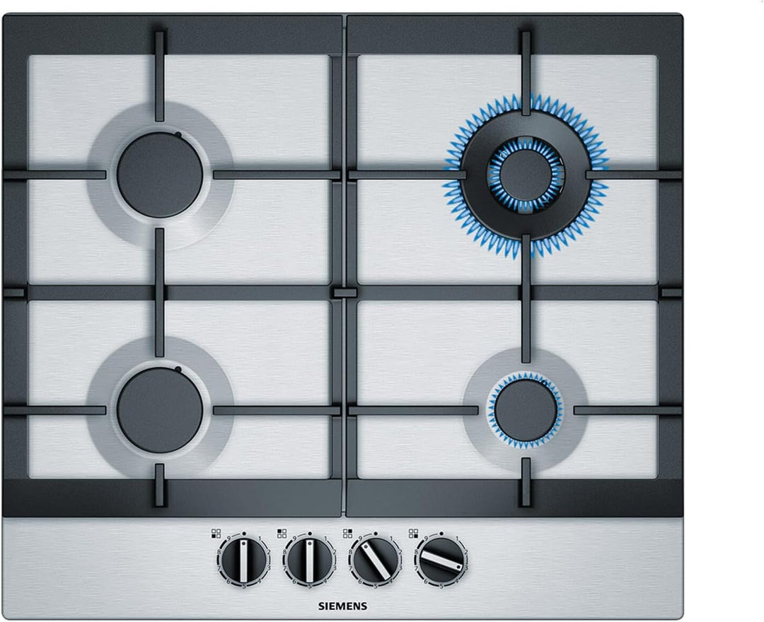 Siemens EC6A5HB90D iQ500 Gaskochfeld / 4 Heizelemente / 58.2 cm / Edelstahl