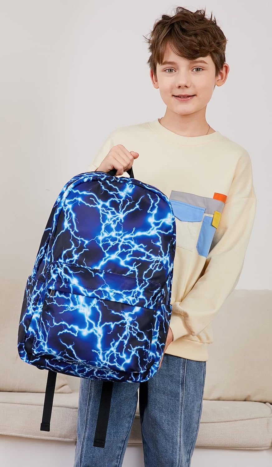 Jungen Schultasche Teenager Schulrucksack Jugendliche Rucksack Schule Daypacks Kinder Gross Schulran