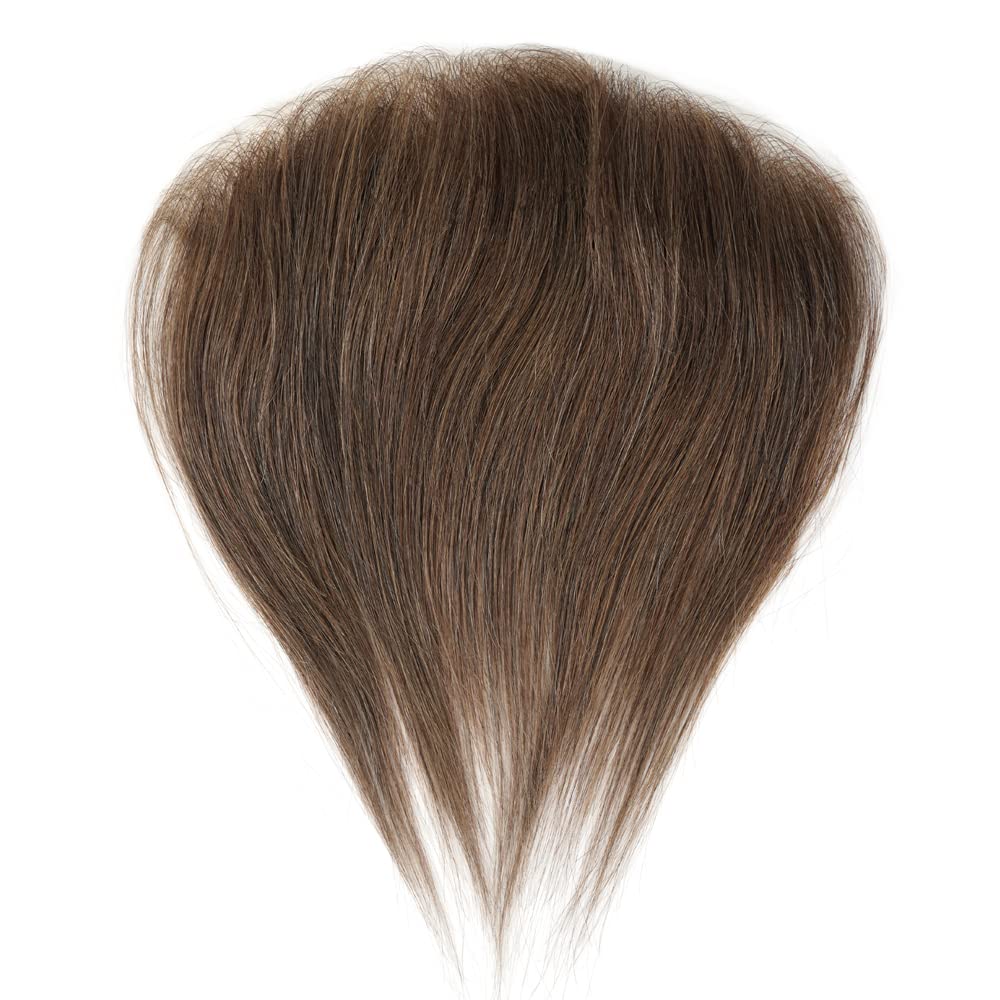 Lordhair Toupet Herren - Europäisches Echthaar Toupet, V-LOOP Skin Toupet für Männer, Toupet Echthaa