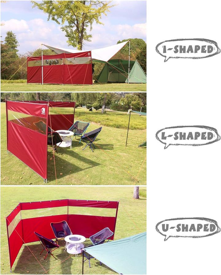 HIKEMAN Camping Windschutz Herd Windschutz - Strand Windschutzscheibe, Sonnenschutz, Winter Outdoor