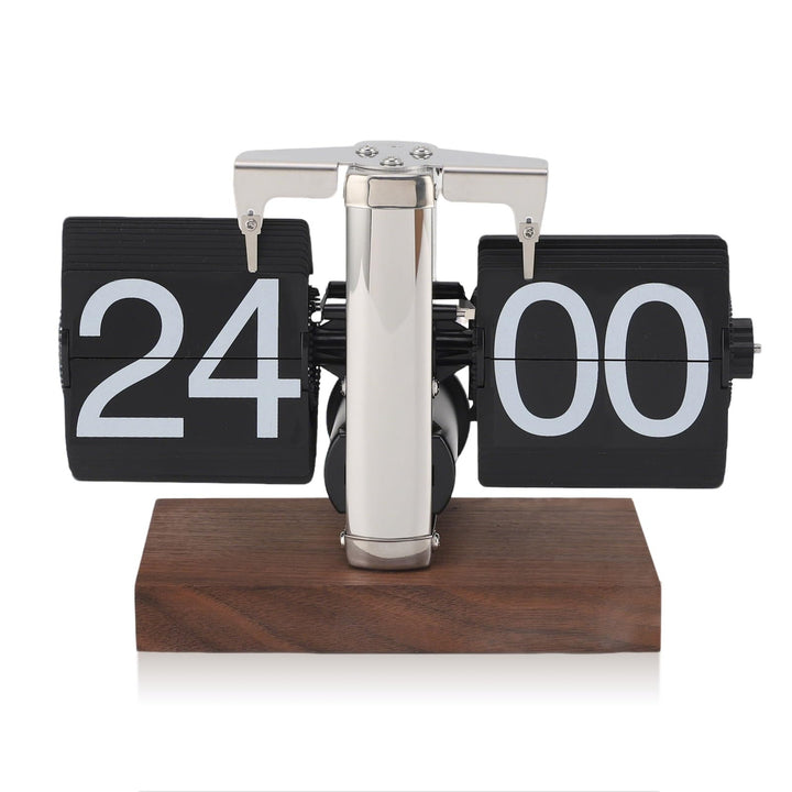 Retro Flip Vintage Schreibtisch Tisch Uhr, mechanische Auto Flip Schreibtisch Uhr grosse Anzahl 24H