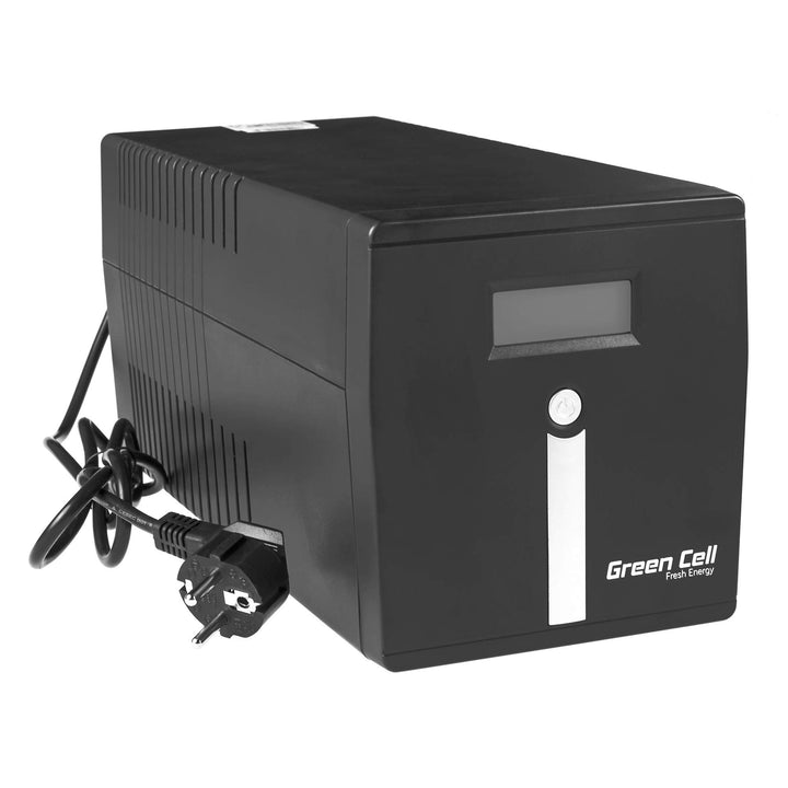 Green Cell 1000VA 600W Überspannungsschutz 230V schwarz