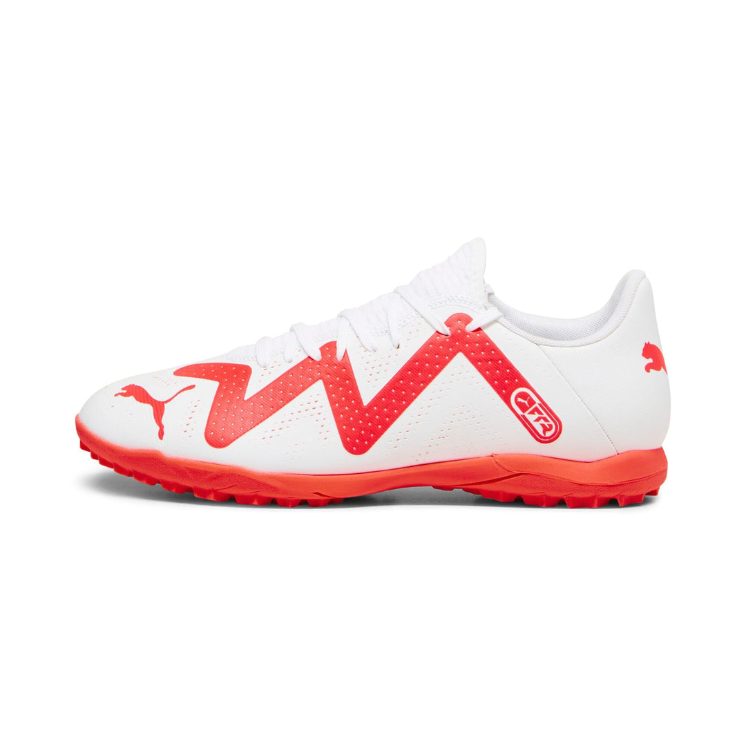 PUMA Herren Future Play Tt Fussballschuh 40 EU Puma White Fire Orchid, 40 EU Puma White Fire Orchid