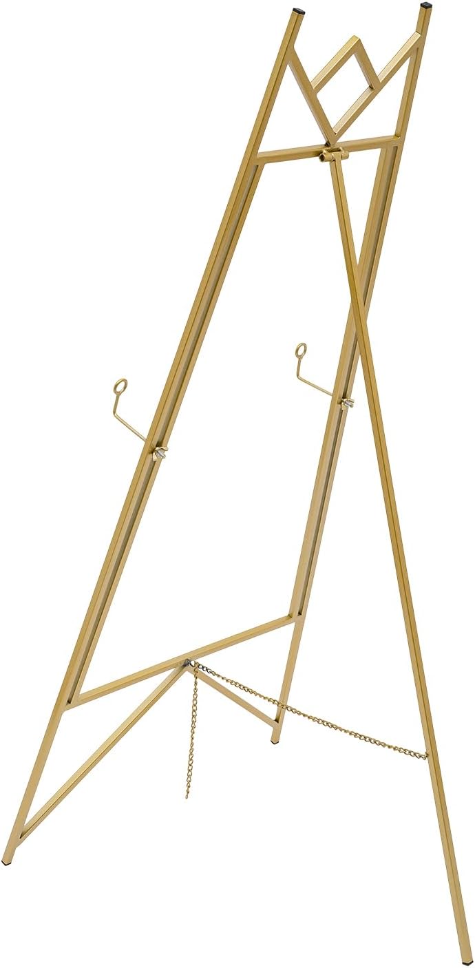 Golden Metall Staffelei, Staffelei Hochzeit,Stand für Aufsteller Sitzplan Hochzeit Künstler Poster,