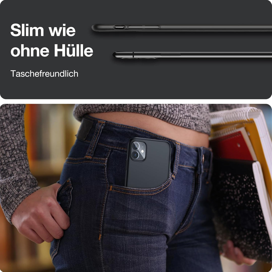 TORRAS Ultra Dünn für iPhone 11 Schwarz, iPhone 11 Schwarz
