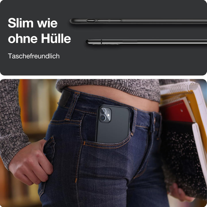 TORRAS Ultra Dünn für iPhone 11 Schwarz, iPhone 11 Schwarz