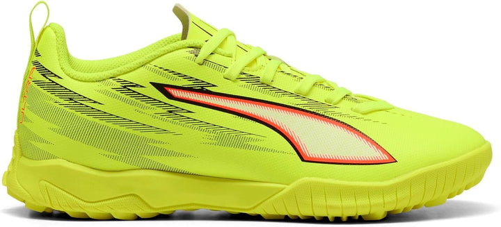 Puma Unisex Kinder Ultra 5 Play Tt JrSoccer Shoe 38.5 EU Yellow Alert Puma Black Glowing Red, 38.5 E