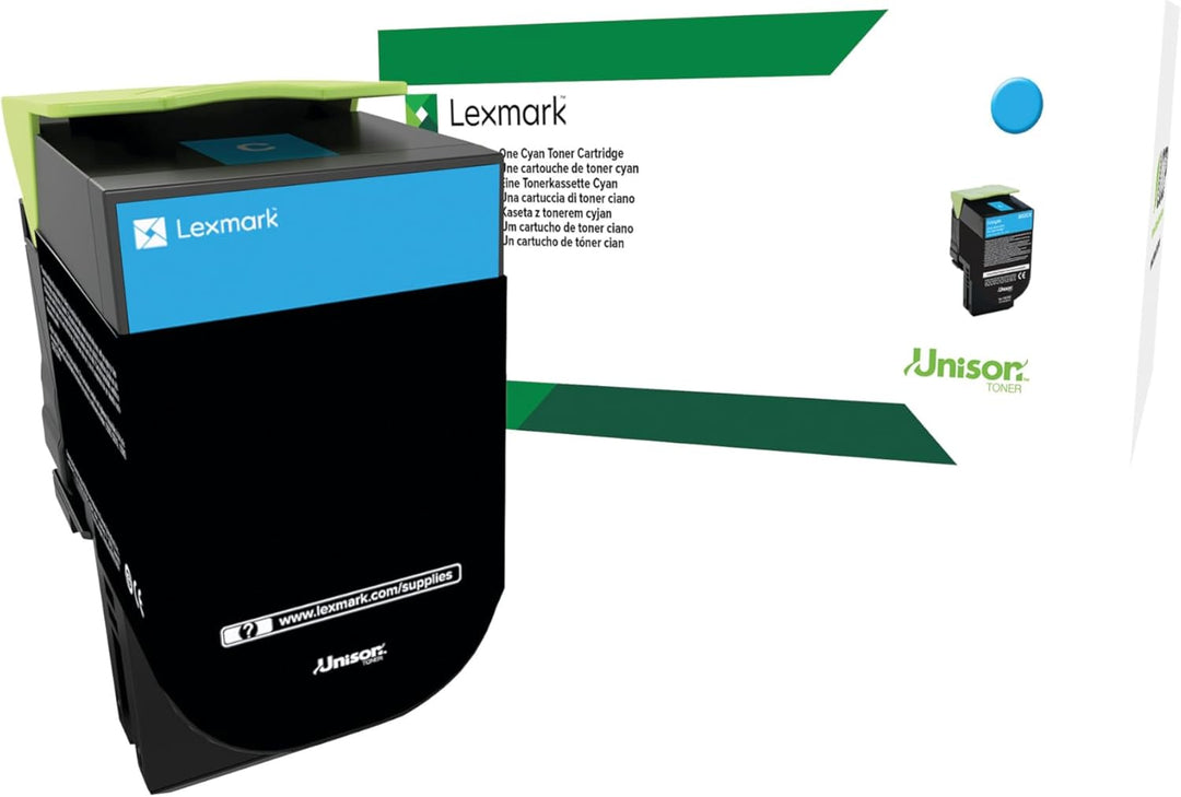 Lexmark 70C2XC0 High Capacity Return Program Toner Cartridge, cyan
