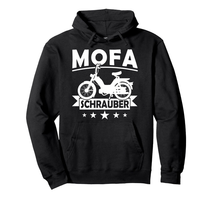 Mofa Führerschein Schrauber Moped Mofafahrer Zweitakter Pullover Hoodie