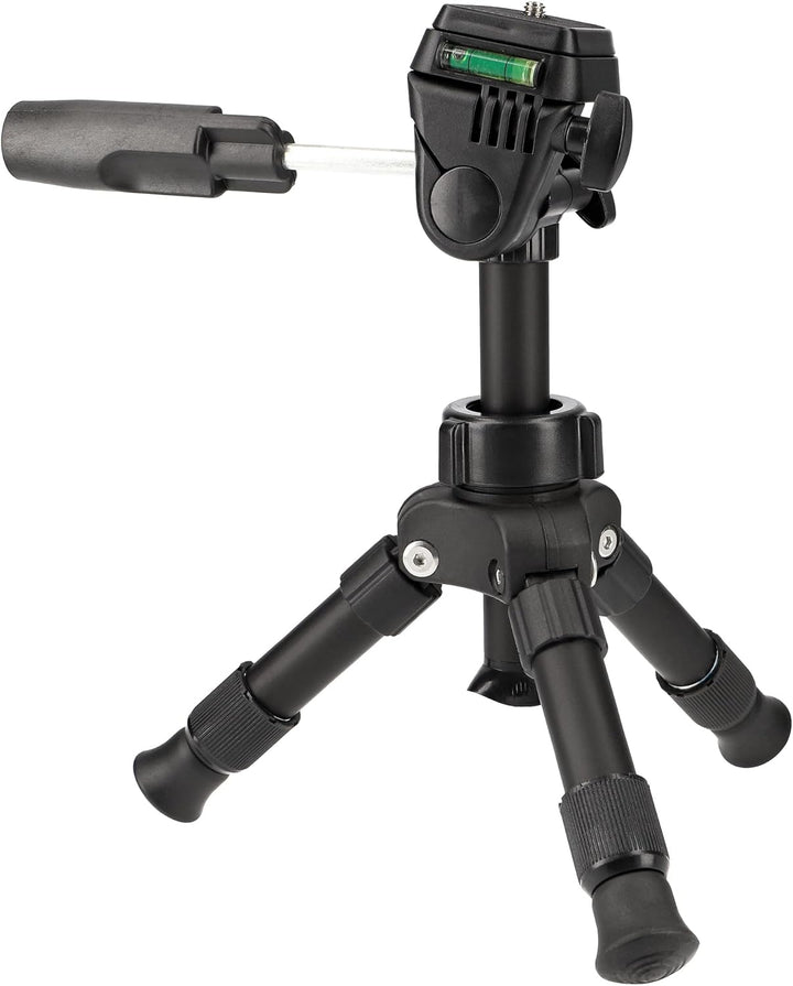 ayex Leichtes Robustes Kamera Stativ mit 3-Wege-Kopf Schnellwechselplatte & Wasserwaage Aluminium