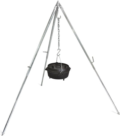 Petromax Dreibein-Set mit Dutch Oven inkl. Zubehör, Set aus Dreibein, Dutch Oven, Dreibein Tasche, H