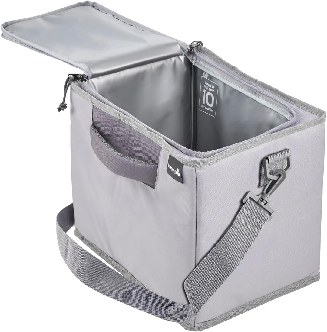 keeeper neo Faltbare Isoliertasche, 19 l, Gr. L, Mit Schultergurt, Passend für Klappbox ben, 8 kg Tr