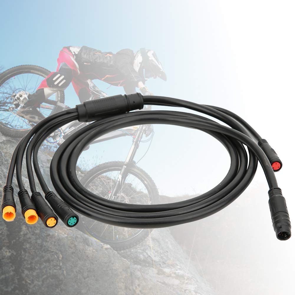 VGEBY Elektrofahrradkabel, 1 Bis 5 Elektrofahrrad Wasserdichtes Kabel Integriertes Fahrradkabel mit