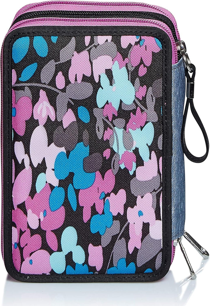 Federmäppchen SEVEN, Mäppchen, mehrfarbig, Federtasche für Schreibwaren, Etui mit Stiften, Kugelschr