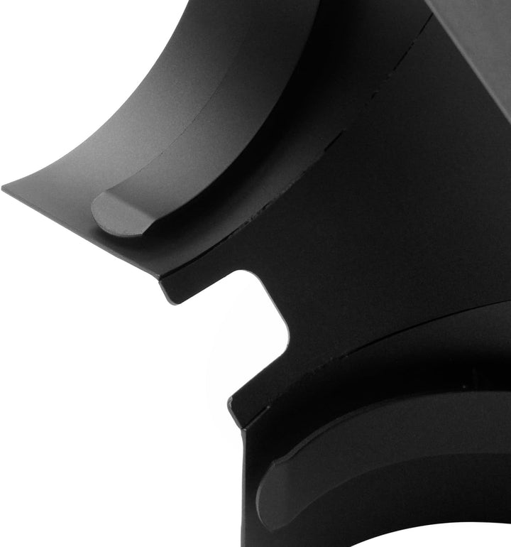raik Thermoschild seitlich für Rauchrohrbogen Ø150 mm 90° Hitzeschutz für Ofenrohrbogen 3-teilig Sta