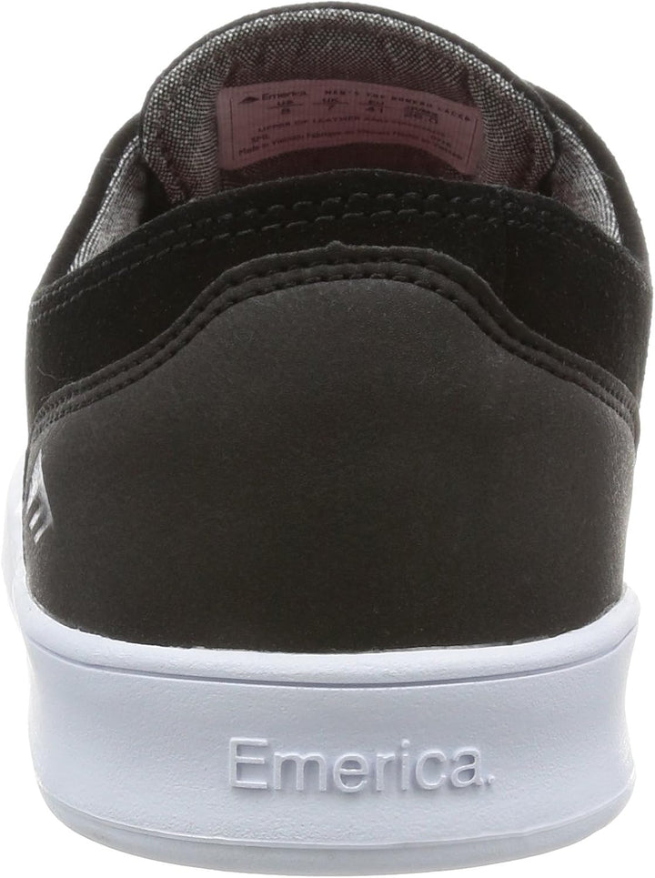 Emerica LACED BY LEO ROMERO 6102000082 Herren Sneaker 36.5 EU Schwarz Schwarz Weiss, 36.5 EU Schwarz
