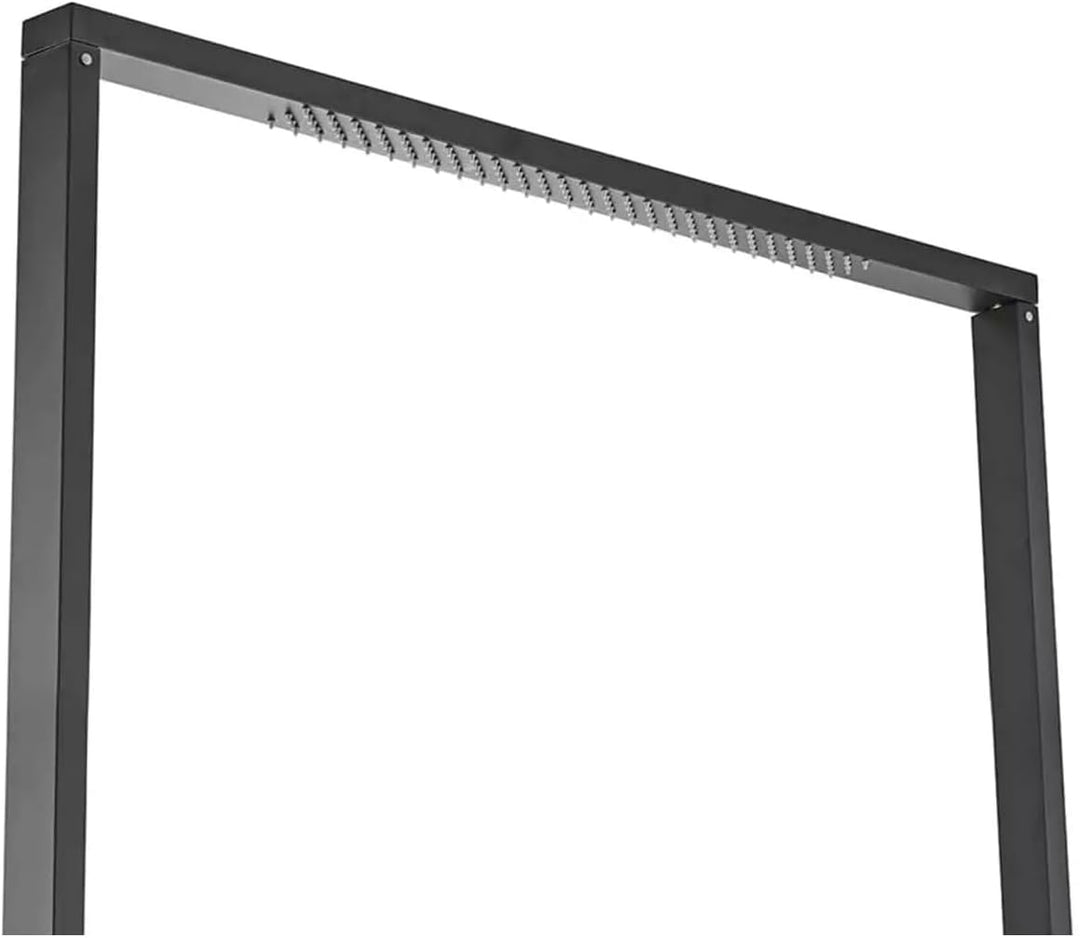 EGO INTERIORS Premium Design | Solar-Dusche für Garten und Pool, Wasserfall-Duschkopf, 40 L Kapazitä