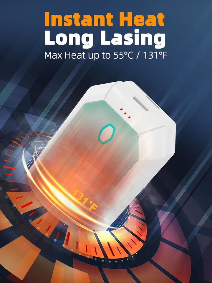 ITSHINY Handwärmer Elektrisch, handwärmer wiederverwendbar 2er Set, 3 Heizmodi, Handwärmer Wiederauf