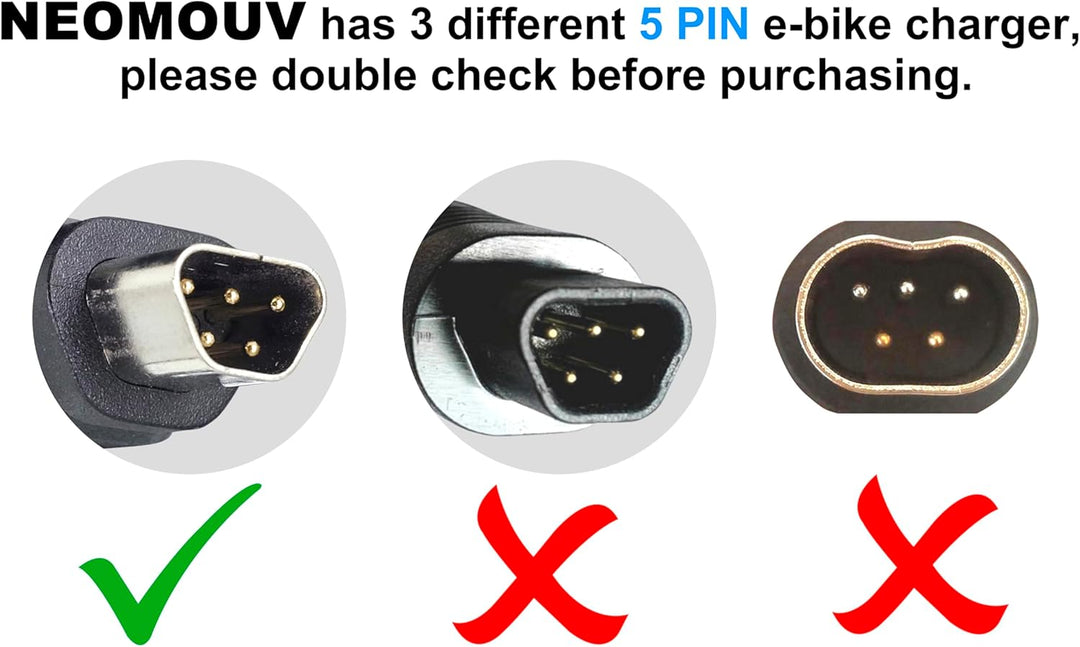PowerSmart 42V 2,0A Ladegerät Charger Ersatz für SSLC084V42XH Trapezoid 5pin 36V Phylion Akkus Lithi