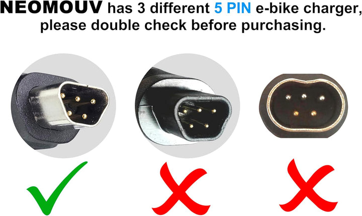 PowerSmart 42V 2,0A Ladegerät Charger Ersatz für SSLC084V42XH Trapezoid 5pin 36V Phylion Akkus Lithi
