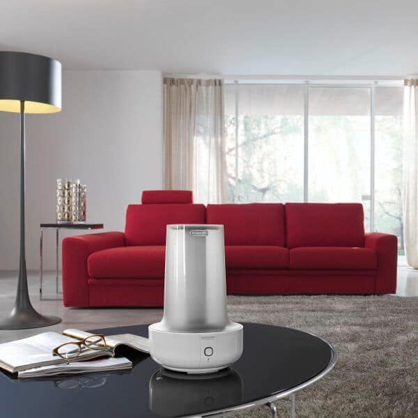 De'Longhi Luftbefeuchter UHX17, weiss/grau, Aromatherapie, 200 Watt